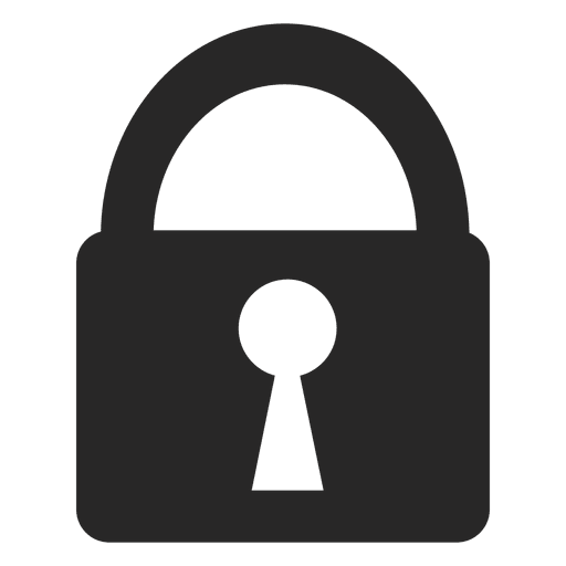 Padlock icon PNG Design