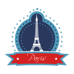 Emblema de Marco de Paris Desenho PNG