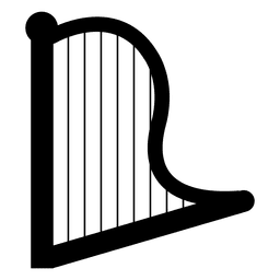 Harpa do dia de patricks Desenho PNG