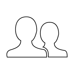 Ícone de conversa de contato de pessoas Desenho PNG