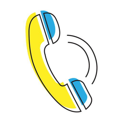 Phone call icon PNG Design