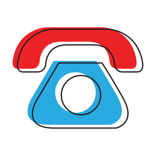 Phone message chat icon PNG Design