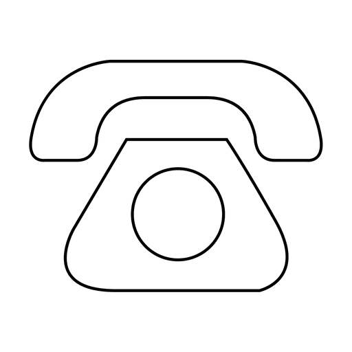 Strichsymbol für Telefonnachrichten PNG-Design