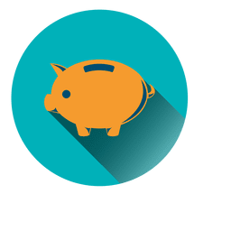 Schweinekreissymbol PNG-Design