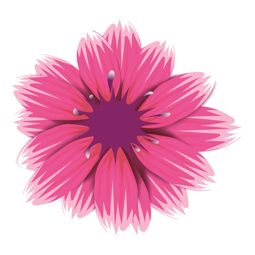 Pink gerbera flower PNG Design