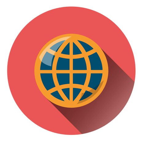 Planet round icon PNG Design