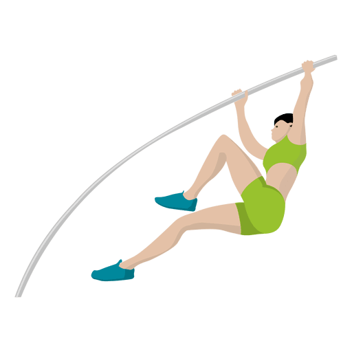 Desenho de esporte de salto com vara Desenho PNG