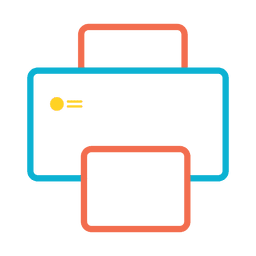 Druckersymbol PNG-Design