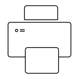 Druckersymbol drucken PNG-Design