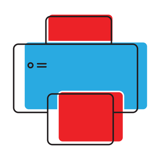 Druckerdrucksymbol PNG-Design