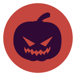 Kürbiskreissymbol PNG-Design