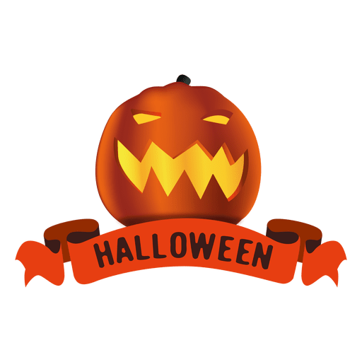 Fita de abóbora de halloween Desenho PNG