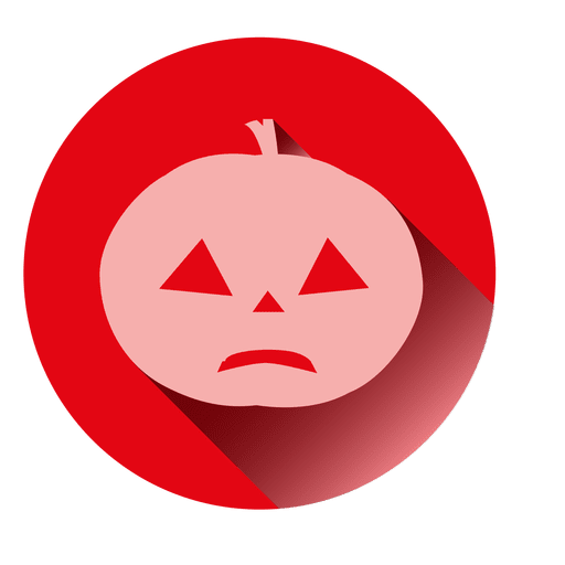 Pumpkin round icon PNG Design