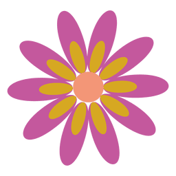 Purple Flower Icon 5 PNG & SVG Design For T-Shirts