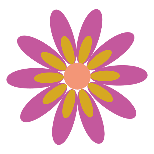 Icono de flor morada 5