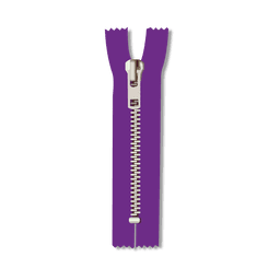 Cremallera morada Diseño PNG