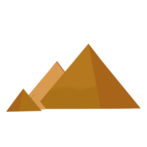 Pyramid cartoon PNG Design