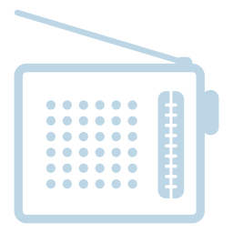 Icono de línea de radio Diseño PNG