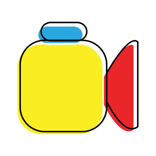 Farbiges Aufzeichnungssymbol PNG-Design
