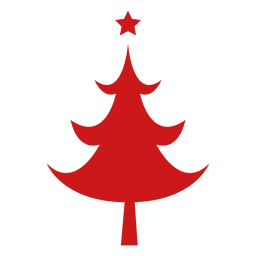 Árbol de navidad rojo Árbol de navidad rojo