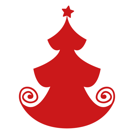 Desenho de árvore de natal - ícones de sinais grátis