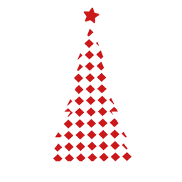 Pinheiro vermelho diamante Desenho PNG