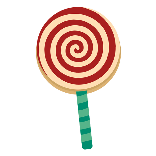 Red peppermint candy 1 PNG Design