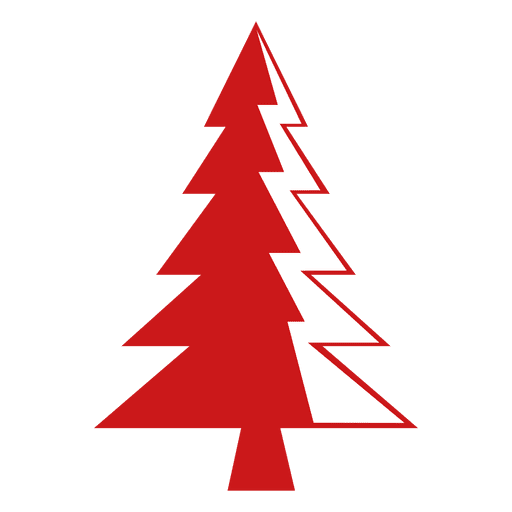Symbol der roten Kiefer PNG-Design