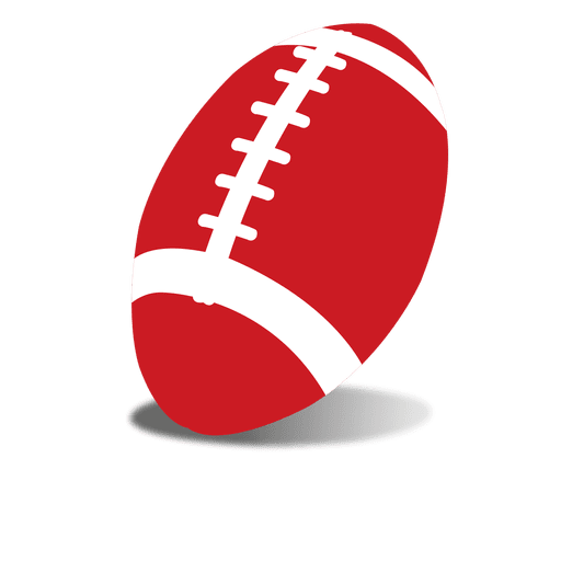 Download Red rugby ball - Transparent PNG & SVG vector file