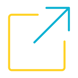 Icono de cambio de tamaño simple Diseño PNG