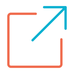 Icono de cambio de tamaño básico Diseño PNG