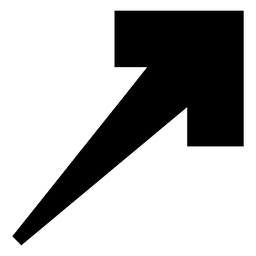 Seta do canto direito 1 Desenho PNG