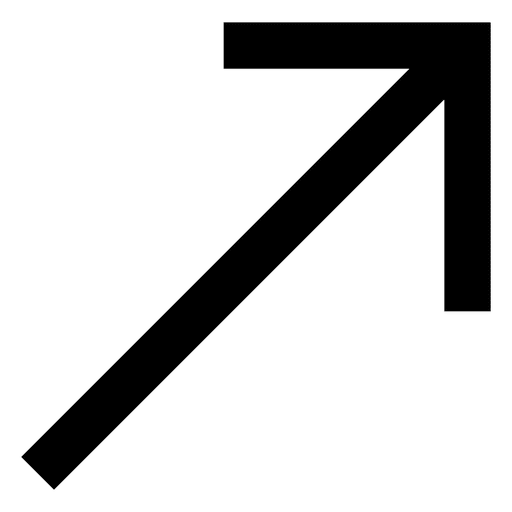 Right corner arrow 8 Transparent PNG & SVG vector file