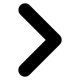 Ponta de seta direita canto redondo Desenho PNG