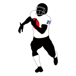 Jugador de rugby funcionamiento Diseño PNG