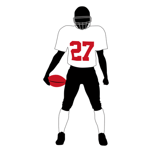 Rugby player standing - Transparent PNG & SVG vector file