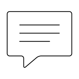 Enviar icono de trazo de mensaje Diseño PNG