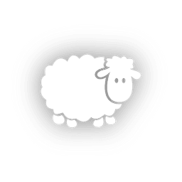 Ícone de ovelha Transparent PNG