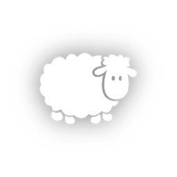 Schafsikone PNG-Design