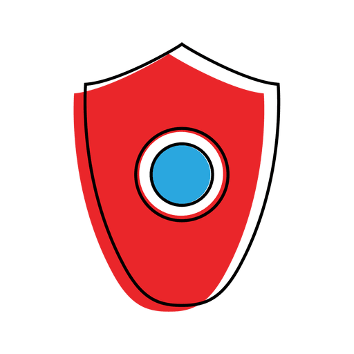 Escudo icono de virus de malware