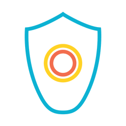 Ícone do protetor de vírus escudo Desenho PNG