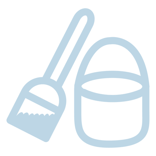 Shovel bucket line icon PNG Design