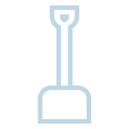 Ícone de linha de pá Desenho PNG
