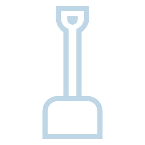 Shovel line icon PNG Design
