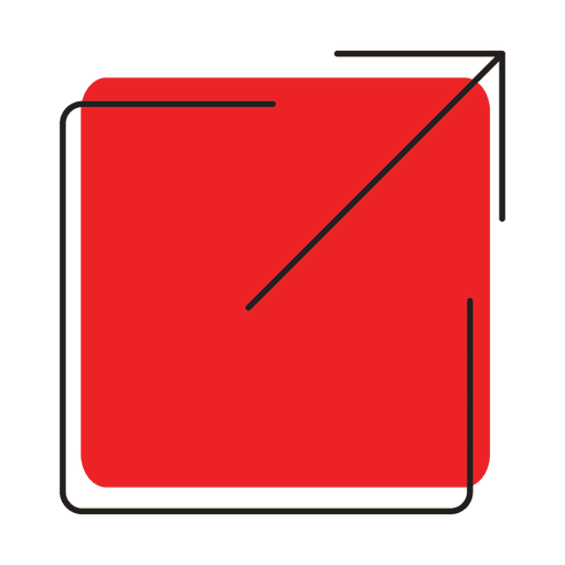 Minimalist Size Resize Icon  PNG Design