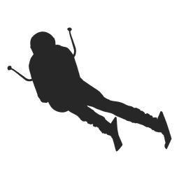 Skiing Silhouette PNG & SVG Design For T-Shirts