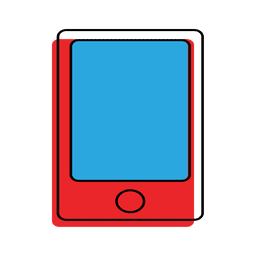Icono de mensaje de teléfono de smartphone Diseño PNG