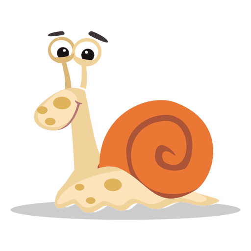 Snail cartoon PNG Design