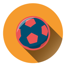 Icono de círculo de pelota de fútbol Diseño PNG