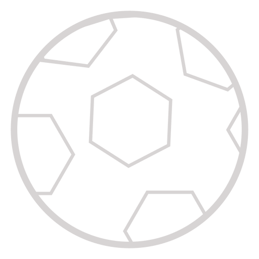 Icono de pelota de futbol Diseño PNG